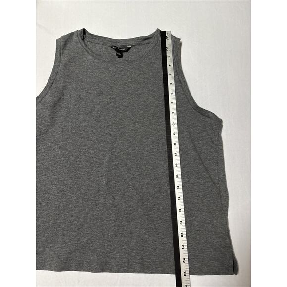 Banana Republic Women's L Charcoal Gray Tank Essential Basic Staple Everyday - Picture 6 of 6